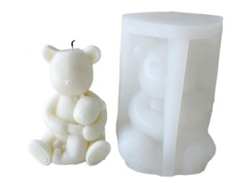 Molde silicona oso con osito